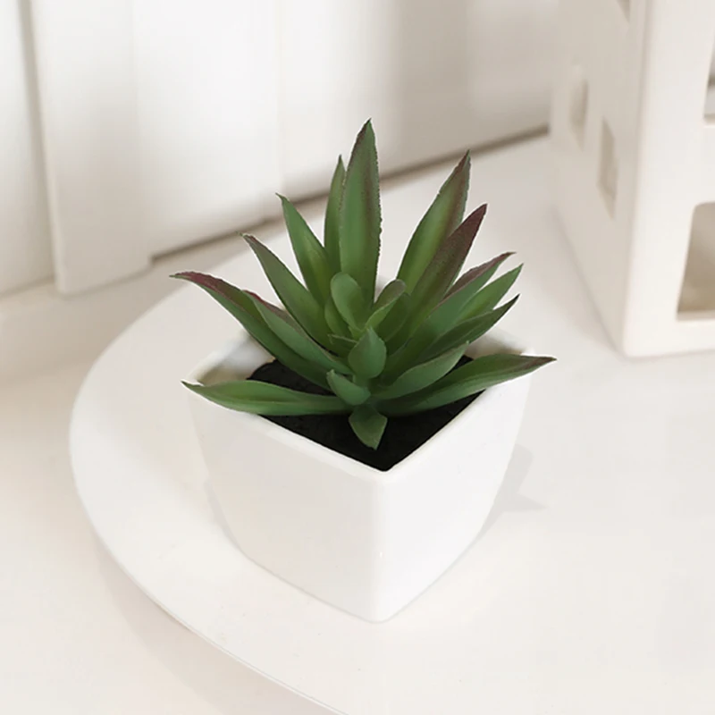 Description Picture 6 of item6PCS (1SET) Artificial Plant Evergreen Bonsai, Decorated In Living Homes, Bedroom, Dining Room, Office Desk, Windowsill