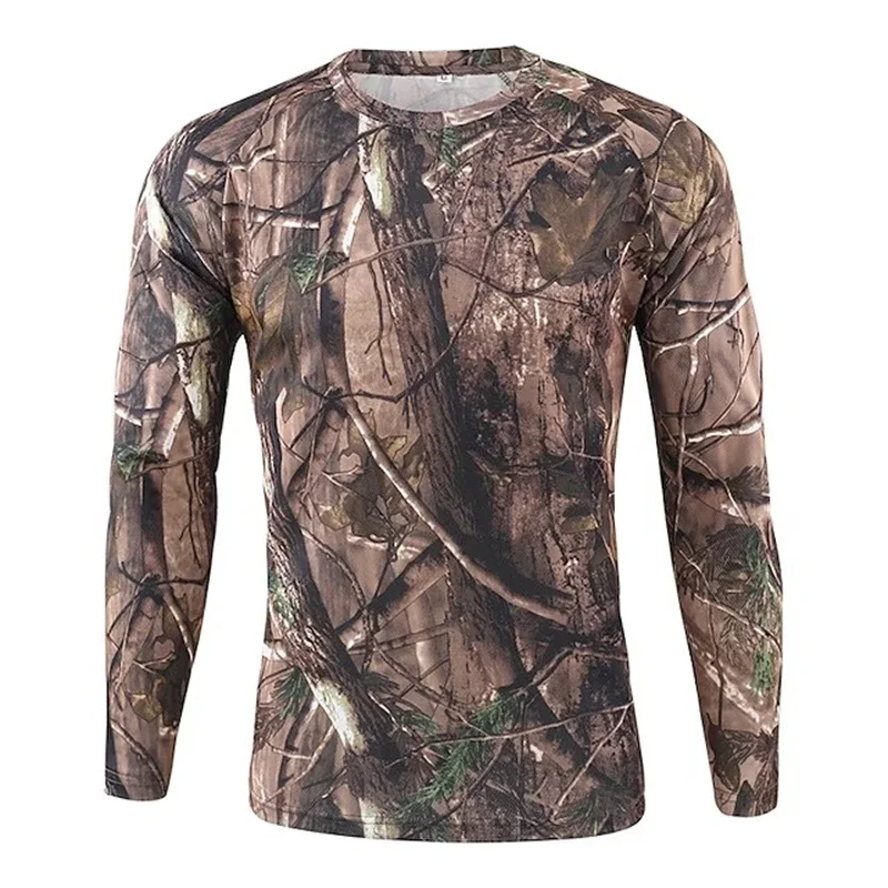 Breathable Quick Drying Long Sleeve Camo T-shirt 3