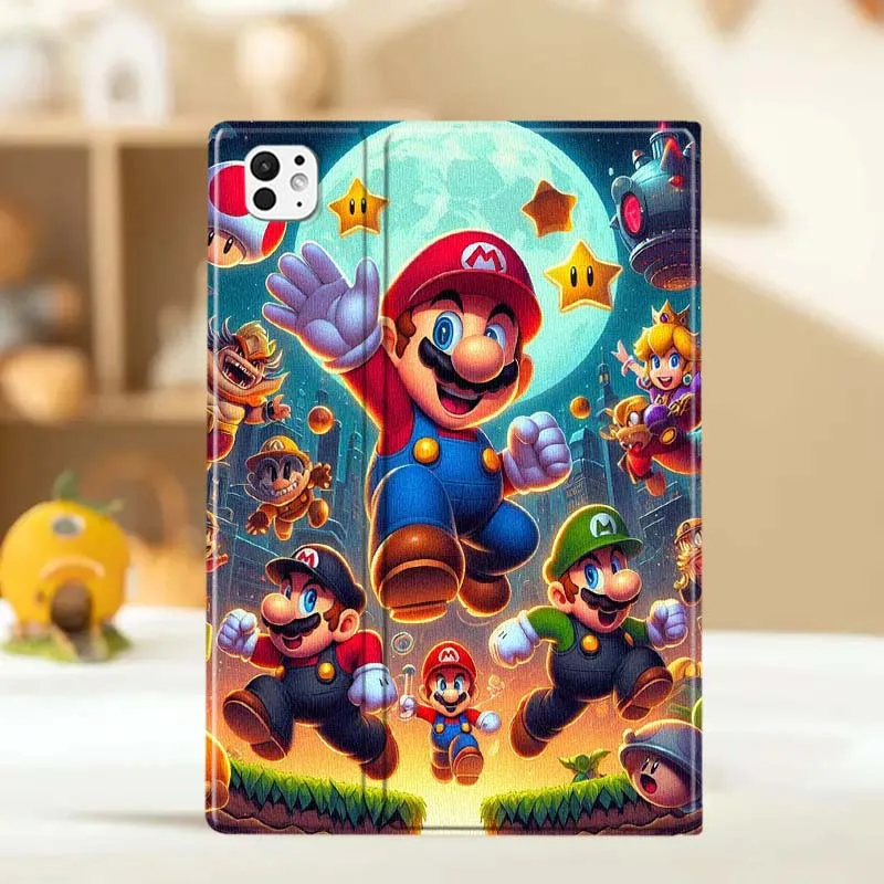 Whimsical Cartoon M-Marios Art Tablet Case