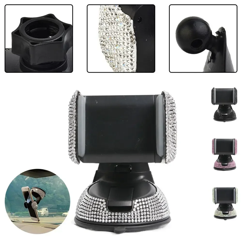 Universal Car Phone Holder with 360 Degree Rotation