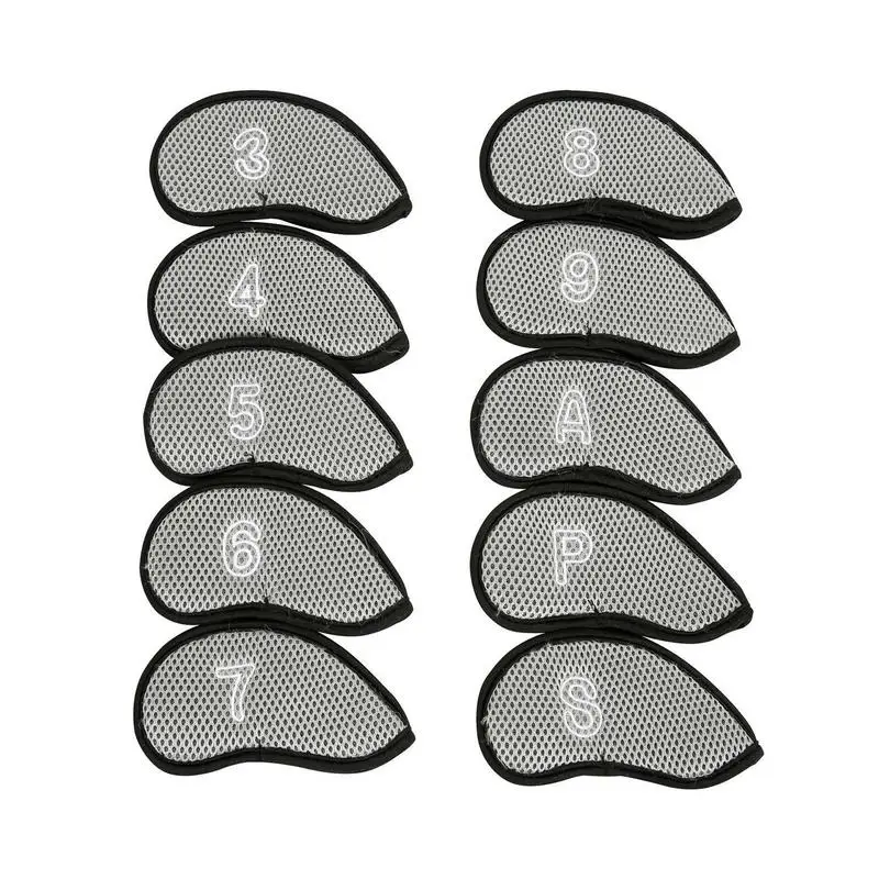 

Head Covers For Golf Clubs 10PCS Golf Accessories With Corresponding Number Tags Golf Accessories For Men Driver Headcover Fits