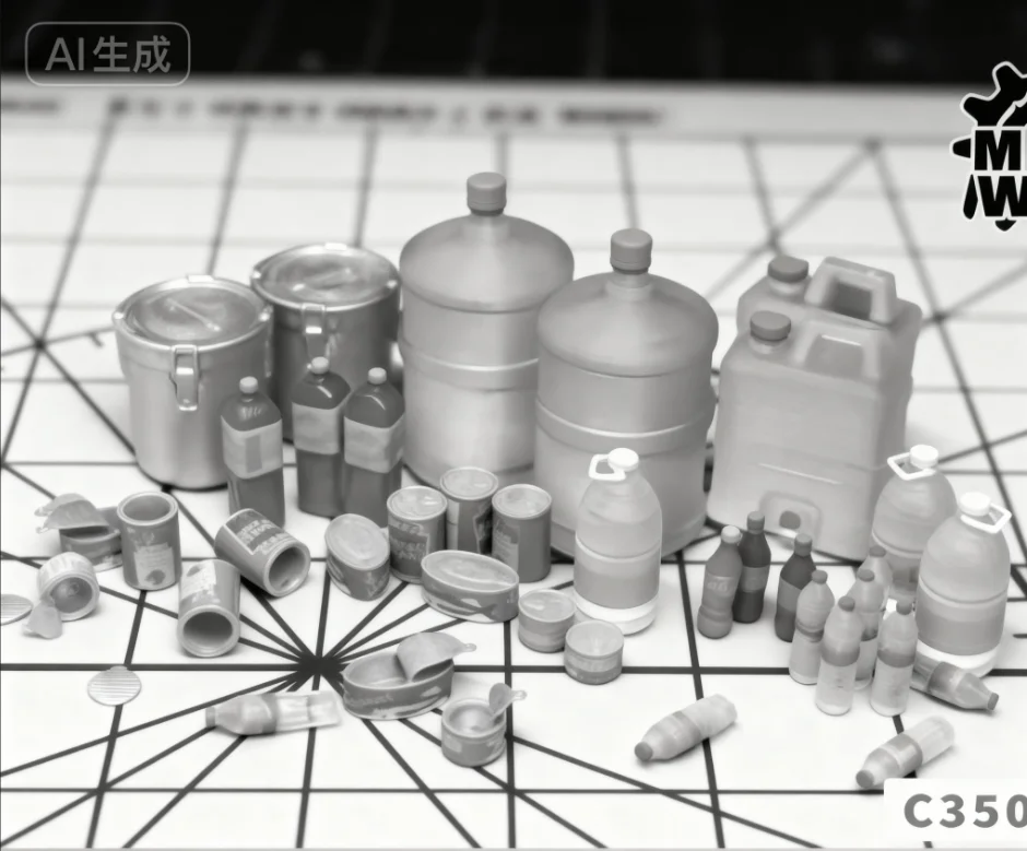 【MINIWAR】1/35 모델 장면 액세서리 자체 조립 및 색칠 C350028