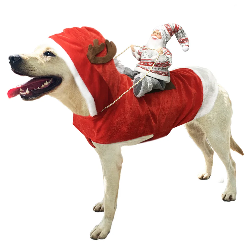 Déguisement de Noël pour Chien : Selle de Père Noël | Vêtements Canins de Luxe - 2025 - Vêtement et accessoires pour chiens - Doglovedesign