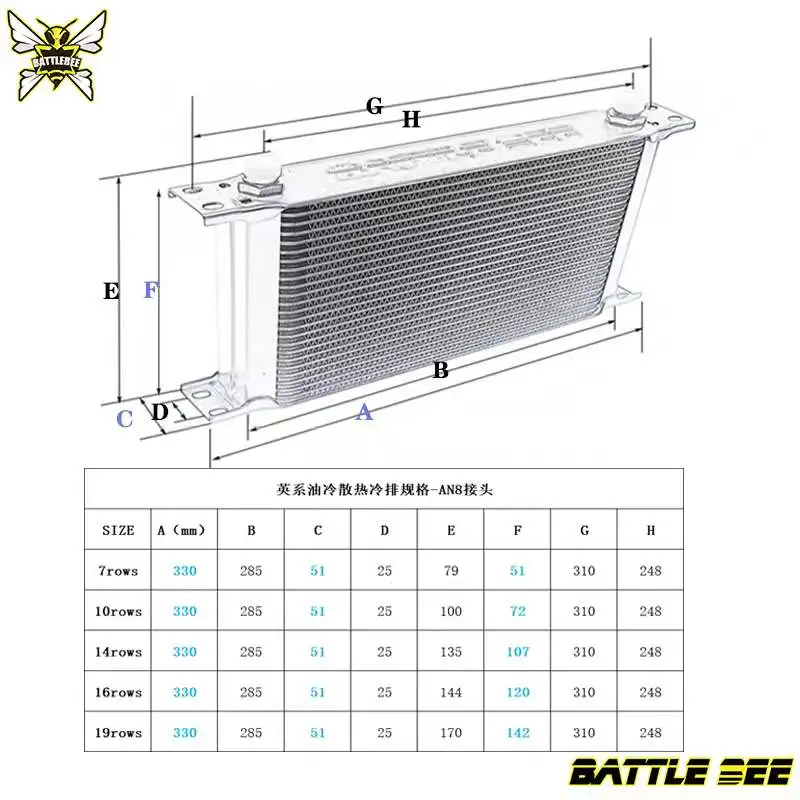 gas caps for cars BATTLE BEE Oil Cooler Kit for VAG Volkswagen Audi Golf MK5 MK6 1.8T 2.0T GEN2 EA888 ENGINE car injector price