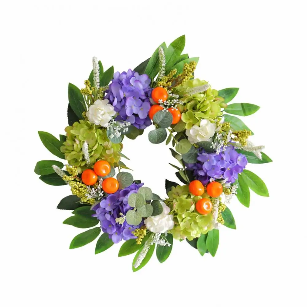 

High-quality Decorative Wreath Vibrant Artificial Wreath Long-lasting Christmas Garland for Home Decoration Photo Prop for Door