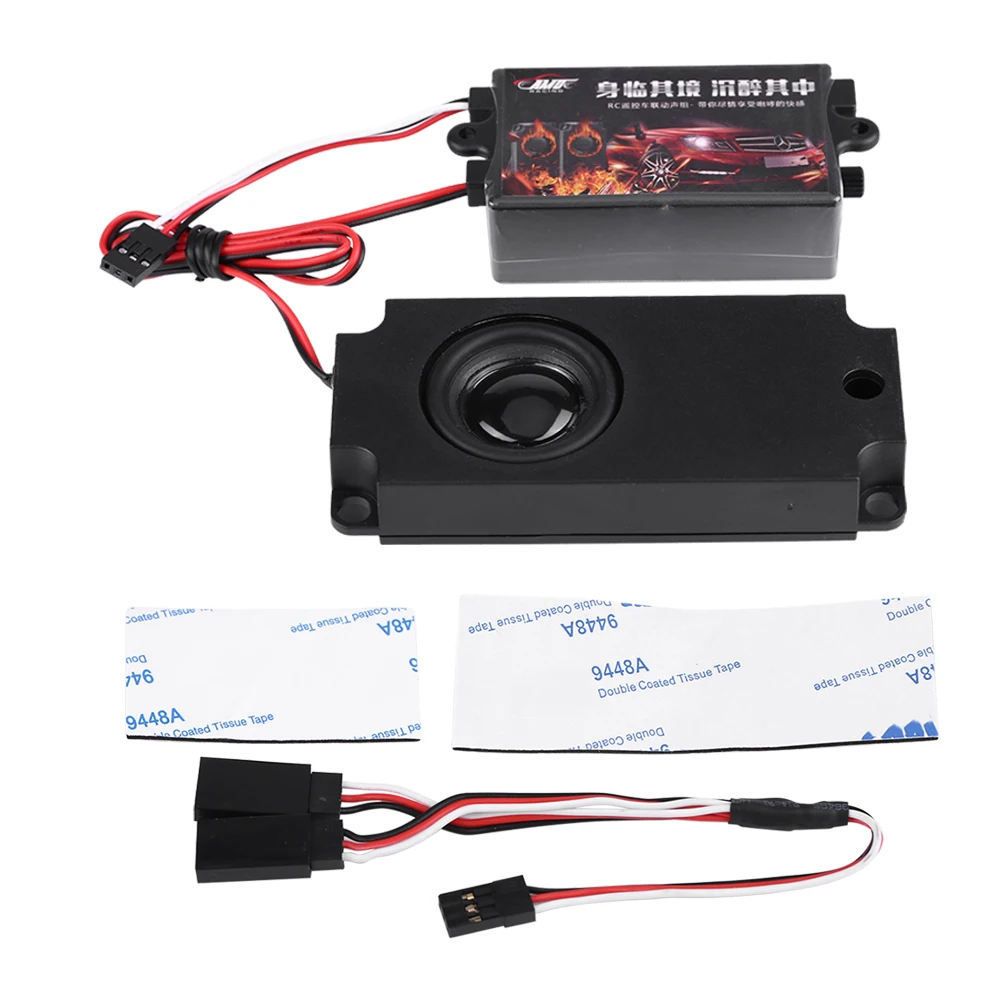 Module simulateur sonore moteur RC 1/10 avec haut-parleur pour voiture télécommandée