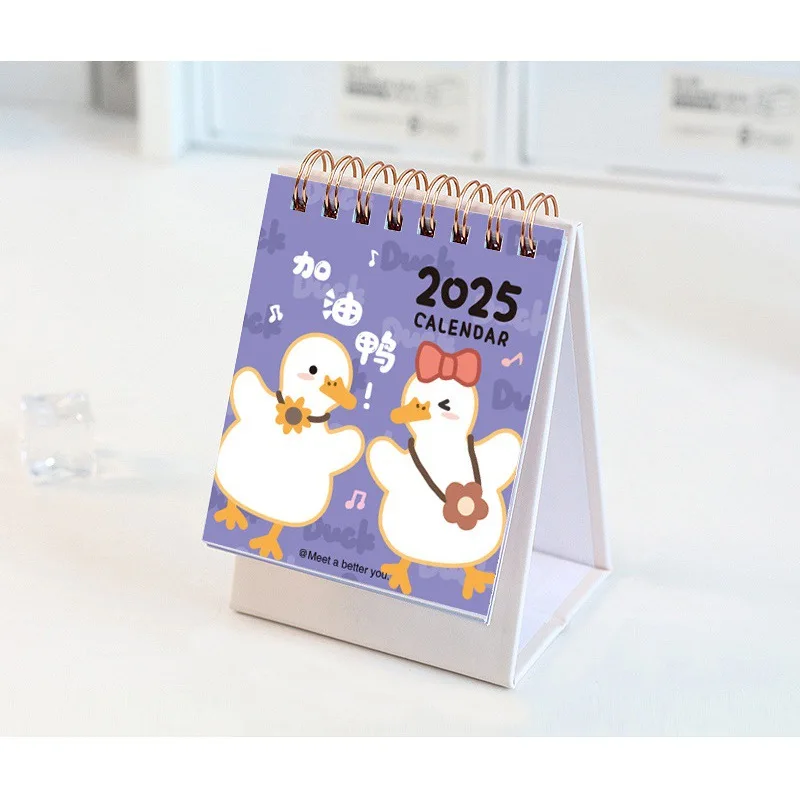 2025 CALENDRIER DE Bureau Debout Flip Daily Planner Mensuel Pour Les