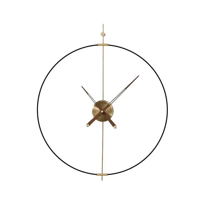 Wall Clock Aesthetic Design Wall Clocks Vintage Korean Simple Restaurant Nordic Clock Wall Round Korean Vintage Reloj De Pared Home Decor