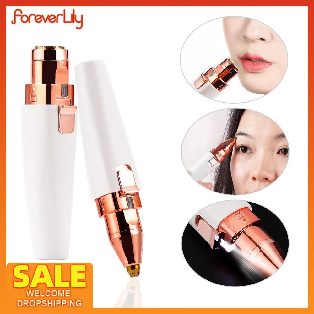 

Electric Facial Hair Depilator Pen Body Hair Remover Shaver Eyebrow Clipper Eye Brow Trimmer Razor Lip Bikini Leg Hair Epilator