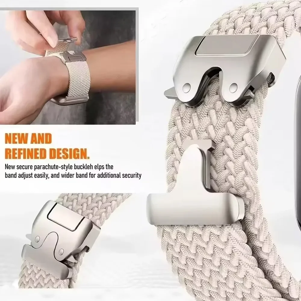 Breathable Nylon Sport Wristband – 22mm/20mm Strap