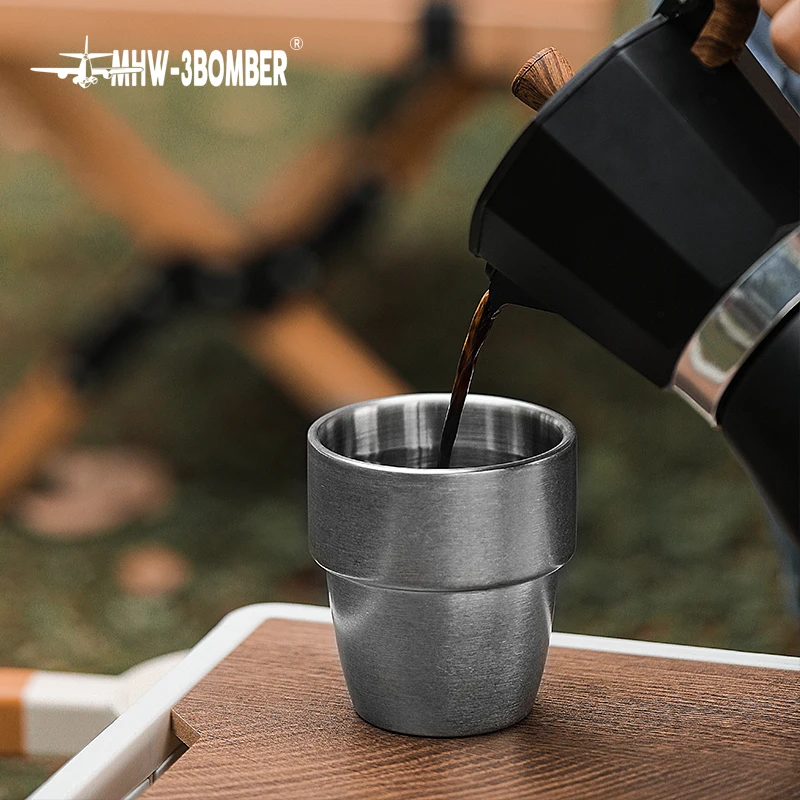 

Double-layer Cup Stainless Steel Double Layer Insulated Tumbler Cup Coffee Beer Mug