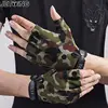 Shooting Fingerless Gloves Half Finger Men Tactical Gloves Anti-Slip Outdoor Sports Bicycle Riding Fitness Gloves 1