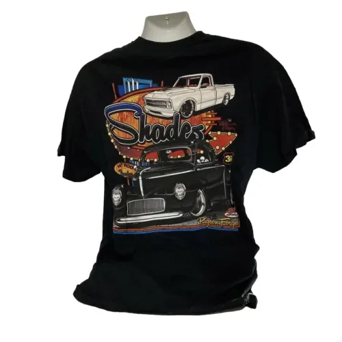 Shades Triple Crown Of Rodding Car Show Pigeon Forge Hot Rod Roundup Xl T Shirt Maniche Lunghe O Corte