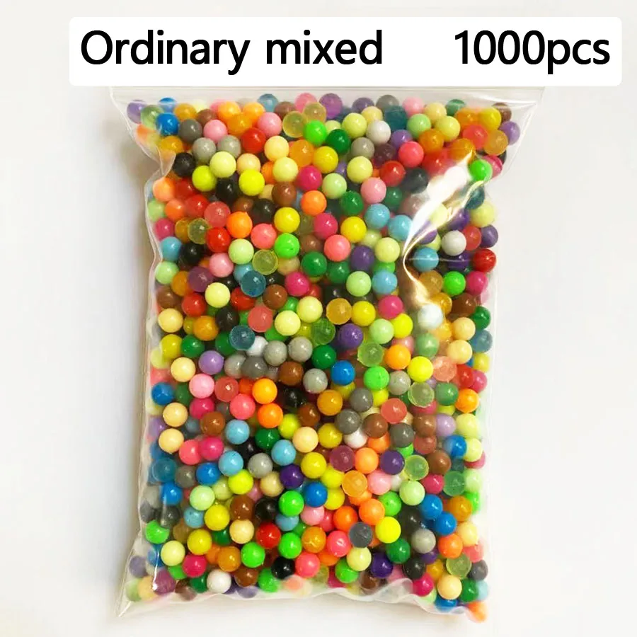 1000 Pz/Borsa Ricarica Hama Beads Puzzle Mixed Crystal Magic Beads Fai Da Te Water Spray Beads Ball Perlen Toys For Children
