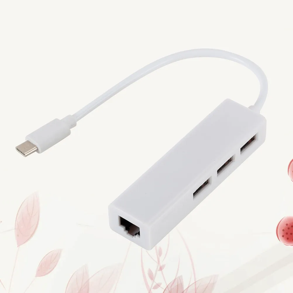 전문가용 C형-RJ45 네트워크 어댑터(3개의 USB 포트 포함) USB3.1 10Gbps 20Gbps 양방향 전송 100W PD 지원