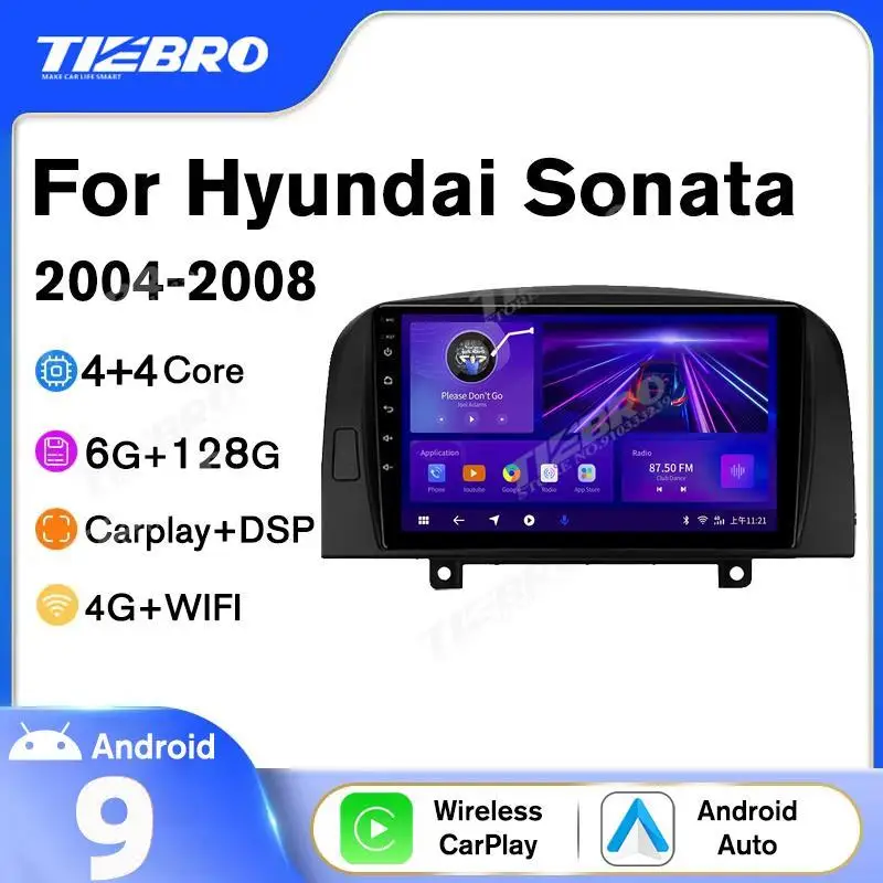 

Car Radio Multimedia Video Player For HYUNDAI SONATA NF 2004-2008 Android 10 Head Unit Autoradio GPS Navigation 2DIN Carplay DSP