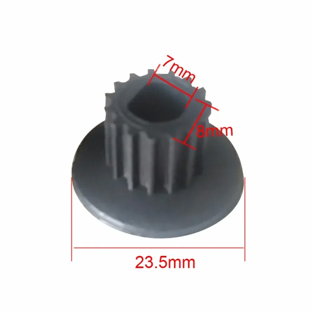 1Pcs Bread Machine Small 15T Belt Gear Motor Shaft for Donlim Midea ACA Panasonic PETRUS PHILIPS