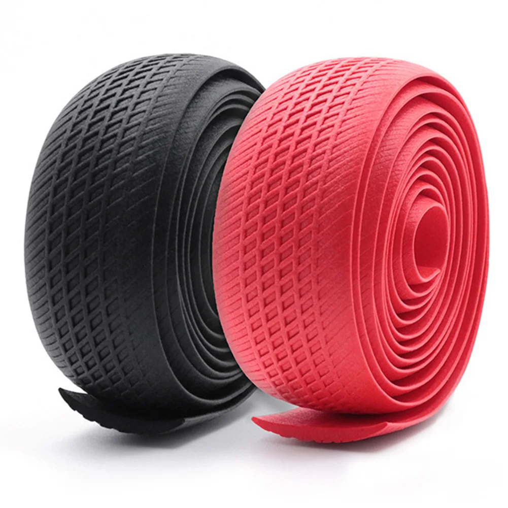 Bicycle Handlebar Straps Silicone Curved Non-slip Winding Handlebar Protective Cover Road Bike Cycling Handle Bar Tape
