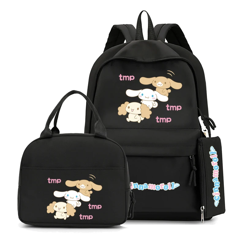 thumbnail image 1 of 3Pcs/set Sanrio Cinnamoroll Backpack for Teenager Girl Student Back To School Backpack Lunch Bag Women Schoolbag Travel Rucksack, 1 of 2