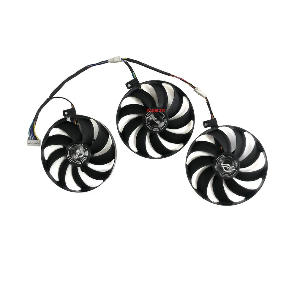 3Pcs/Set ,T129215Su,Pld09210S12H,Fdc10H12S9-C,Gpu Cooler,Ventilatore Per Schede Grafiche,Per Asus Rog Strix Rtx 2080 Ti Gaming,Per Asus Rog-Strix-Rtx2
