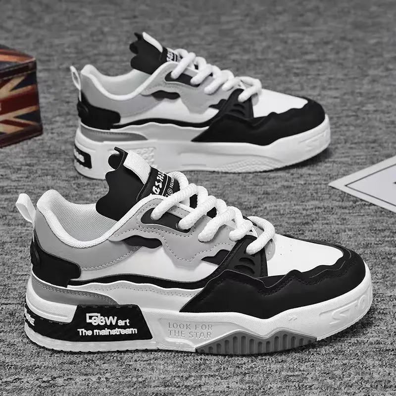 Sports Shoes Men's Thick Soled Comfortable Outdoor Walking Flat Fashion Youth