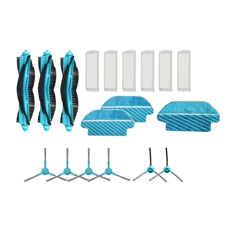 Promotion!For Xiaomi Mijia LDS Styj02ym Conga 3490 Viomi V2 Pro V3 Se Sweeping Robot Filter Roller Brush Edge Mop Parts |