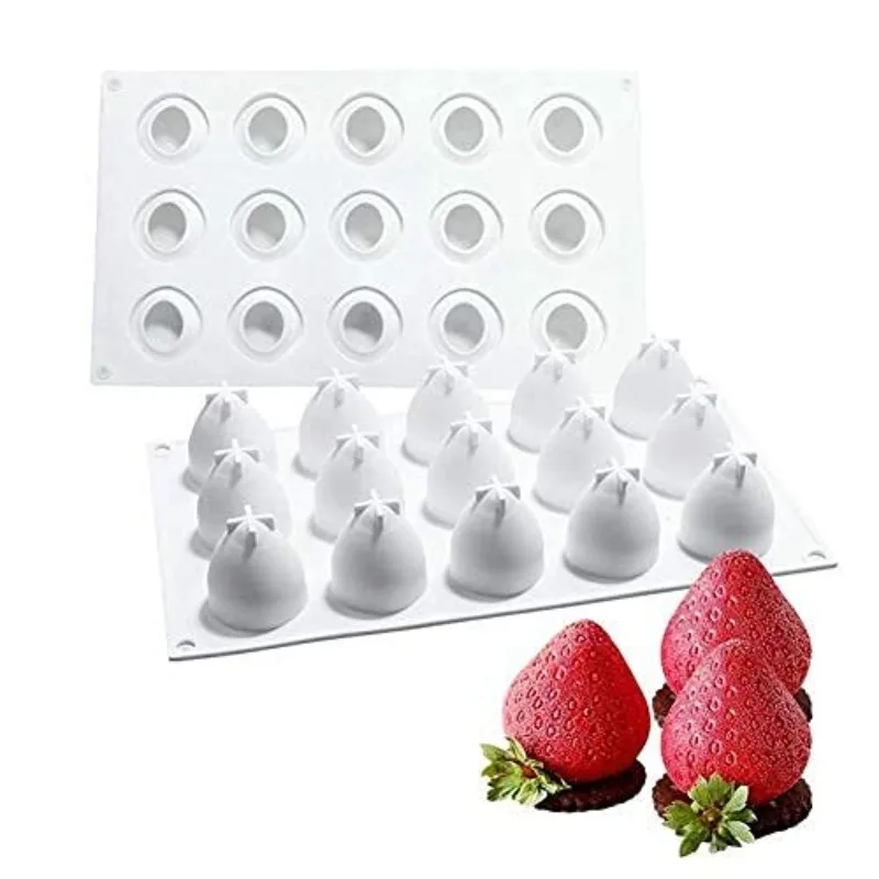 High-Quality Flexible Silicone Baking Molds Set for Creating Delicious Mousse Cakes Fruit Puddings Desserts and Cake Decorating