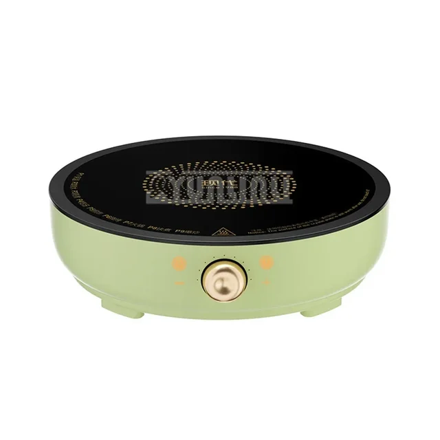 Portable Electric Induction Cooker 2000W Round Electromagnetic Oven Household Tea Boiling Stove
