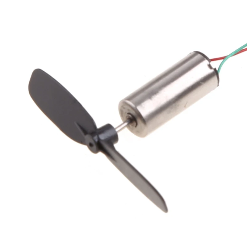 Micro moteur DC 3.7V 48000RPM avec hélice pour avion RC hélicoptère
