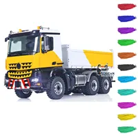 LESU 1/14 6x6 RC Hydraulic Dump Truck I6S TOUCAN RC Hobby DIY Painted Remote Control 3-way Tripper Cars Vehicle Outdoor Toys 1