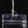 10 Pcs Transparent Luggage Tag Suitcase Tags Sleeve Cruise Ship Essentials Pvc Clear Badge Holder Boarding Pass Travel Id 3