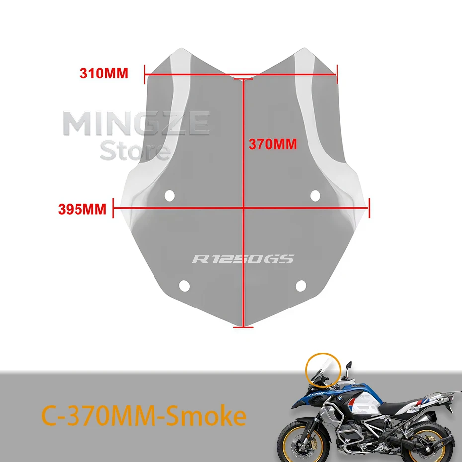 Motorrad Windschutzscheibe Für BMW R1200GS R1250GS Für Adv R 1250GS 1200GS Windschutzscheibe R1250GSA 2013-2025 Windabweiser Schutz – Detail 17