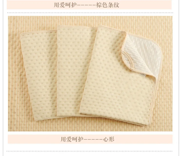 New Baby Changing Mat 3 Sizes Baby Waterproof Urine Pad Cotton Washable Waterproof Bed Sheet Pad Diaper Nappy Changing Mats