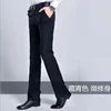 2024 Men's Spring Autumn New Business Casual Pants Male Straight Slim Fit Trousers Men Bussiness for Office Stretch Pants A249 3