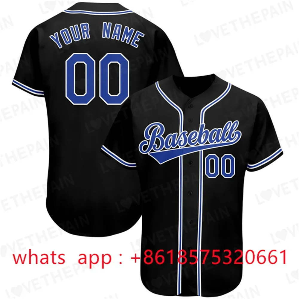 New Style Baseball Jersey Team Training Uniform Printing Add Own Name Number Softball Sports White Green Men Ladies/Kids