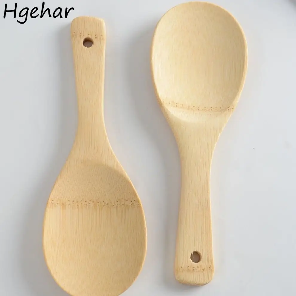 

Wood Tablespoons Household Non-stick Rice Spoon Kitchen Supplies Eco-friendly Shovel Heat Resistant Tableware Natural New