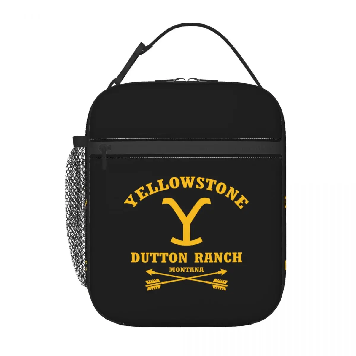 Yellowstone Dutton Ranch 직장 학교를위한 절연 점심 가방 휴대용 쿨러 열 도시락 여성 어린이