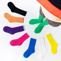Children Fashion Mid Calf Long Socks Boys Girls Spring Autumn Striped Socks Baby Kids School Student Uniform Socks Sport Clothes 5