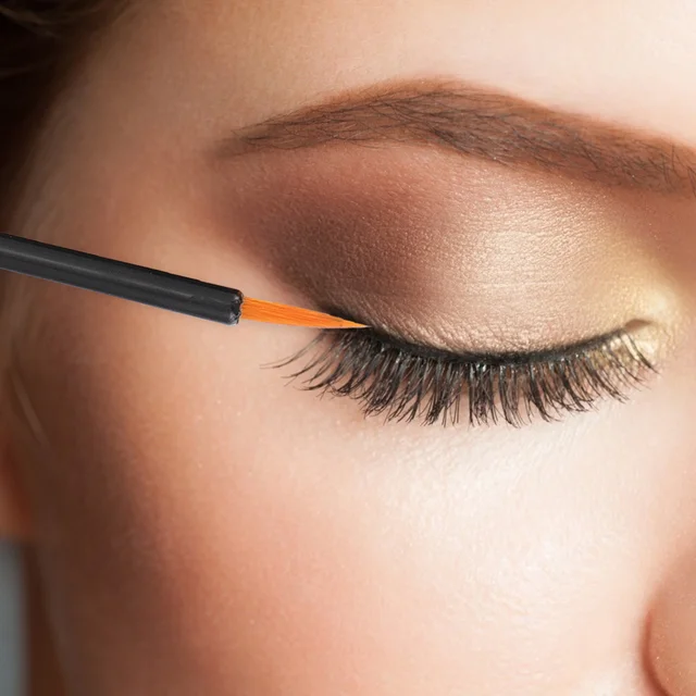 100pcs Disposable Makeup Tool Professional Girls Eyeliner Brush Brushes Wand Mini Mini Eyeliner Brush Cosmetics