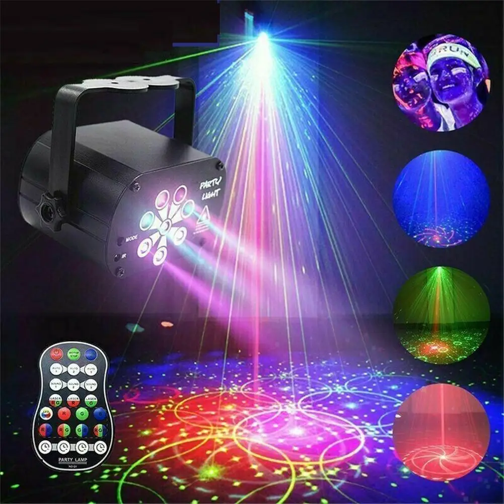 Disco Party Lights 128 Lights Stage Light Usb Party Light With Remot