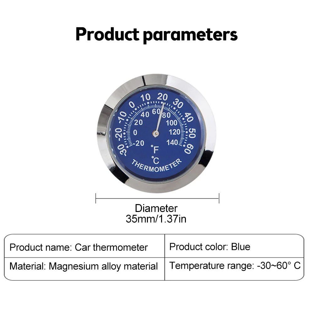 Premium Analog Temperature and Humidity Monitor for Indoor and Outdoor Use