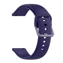Braided Loop Strap - 20mm/22mm Elastic Bracelet Band for 22mm (Silicon Navy BLue)