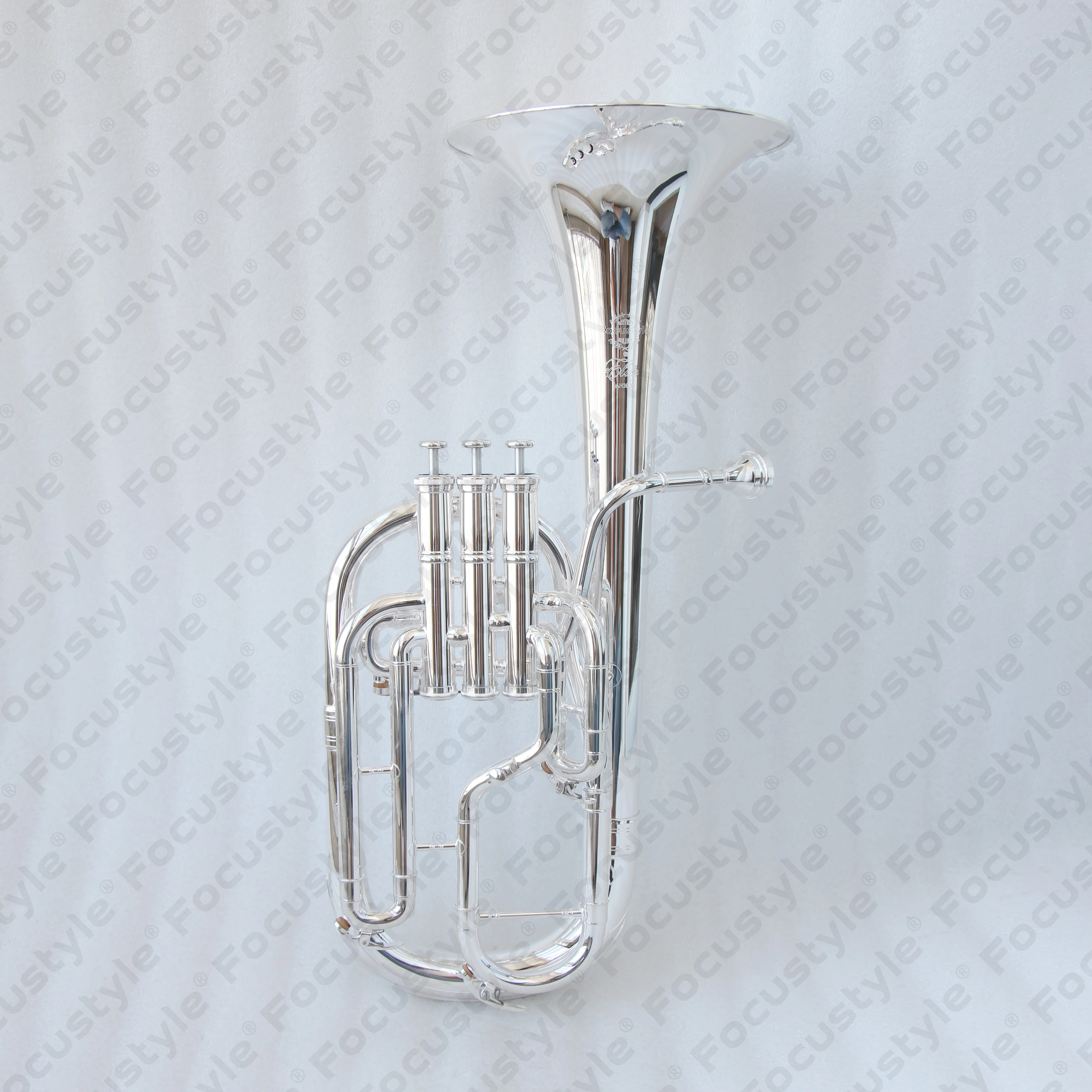 High Quality Silver Plated Alto Horn Good Price Alto Horn Instrument High Grade Brass