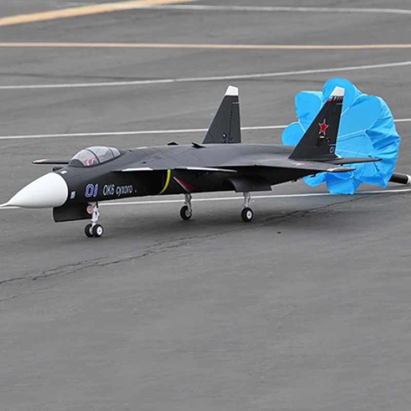 Lanxiang/LX/Sky Flight Hobby Twin 70mm Engine SU47 Berkut KIT Version EDF JET Plane 3