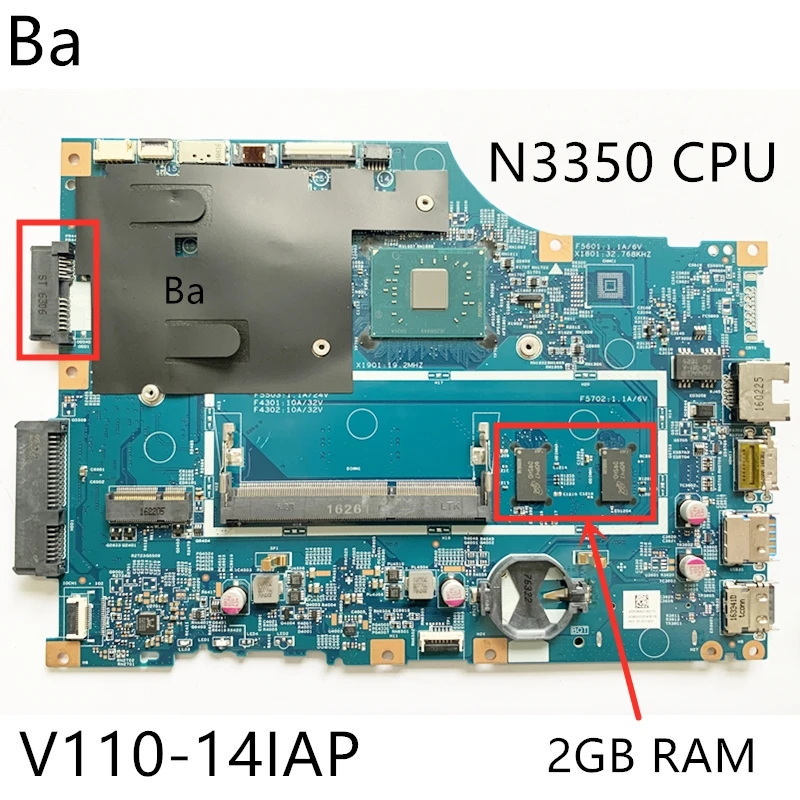 For Lenovo V110-14IAP notebook motherboard N3350 CPU 2GB RAM 15270-1 integrated graphics card comprehensive test