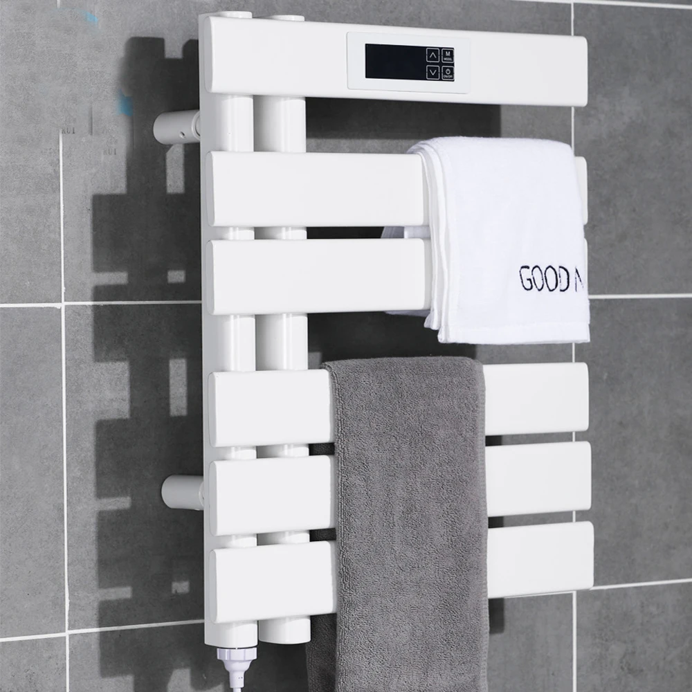 

Bathroom Towel Radiator Electric Towel Rail Smart Touch Thermostatic Electric Heating Towel Rack 220V Energy Saving Towel Warmer