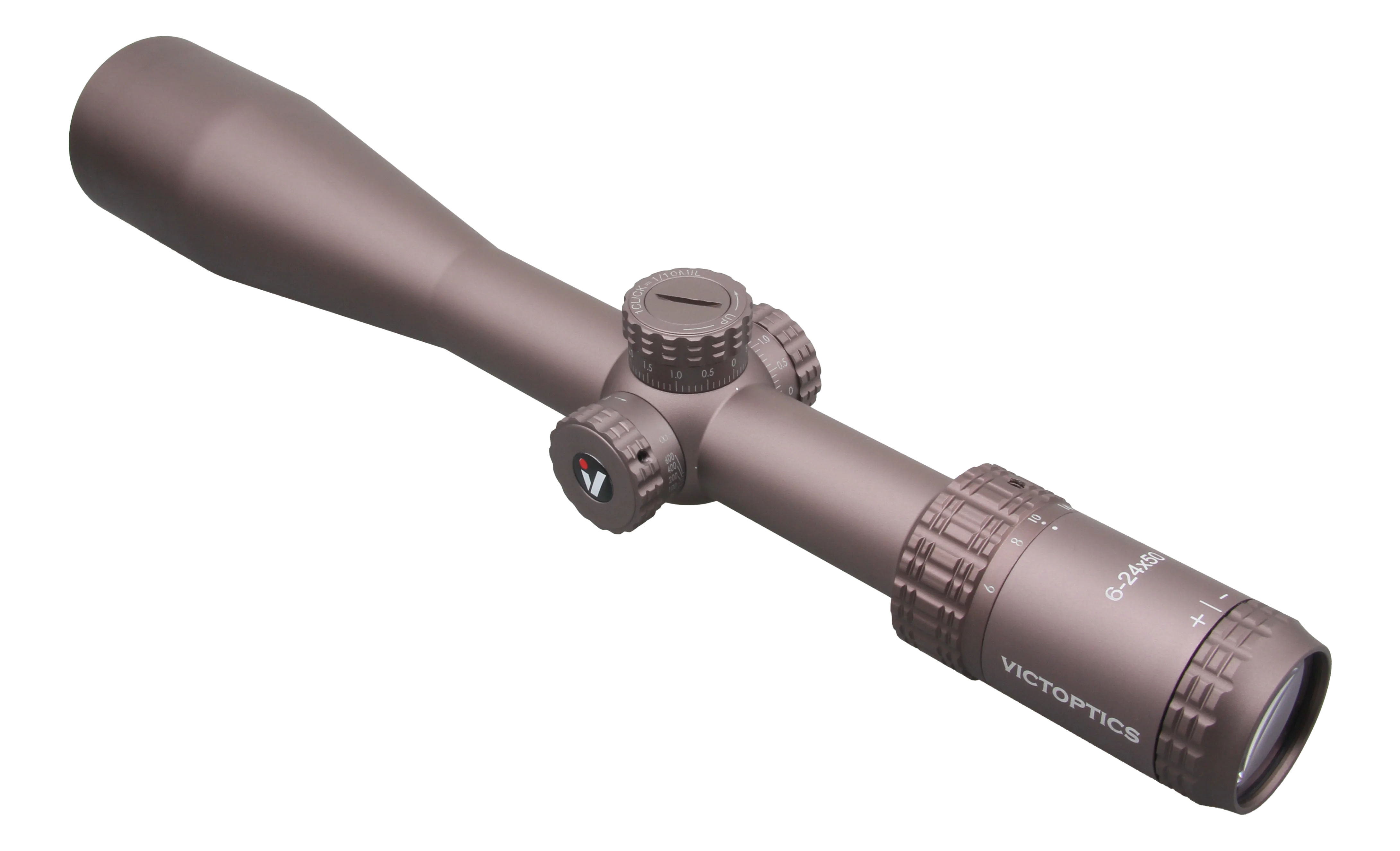 VictOptics S4 6-24x50 SFP Riflescope Coyote FDE Super Slim