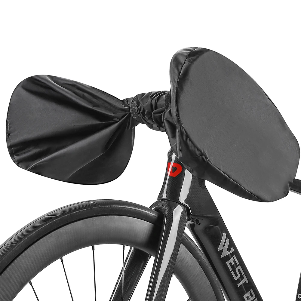 Bike Handlebar Protector Cover Waterproof Dustproof Road Bicycle Maintenance Cover Bike Riding Handlebars Protective Covers bicycle accessories
