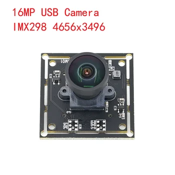 Modulo telecamera HD da 16 MP, webcam USB IMX298, 4656X3496 10 FPS, scansione di documenti ad alto scatto, UVC OTG per Windows Andriod Raspberry Pie