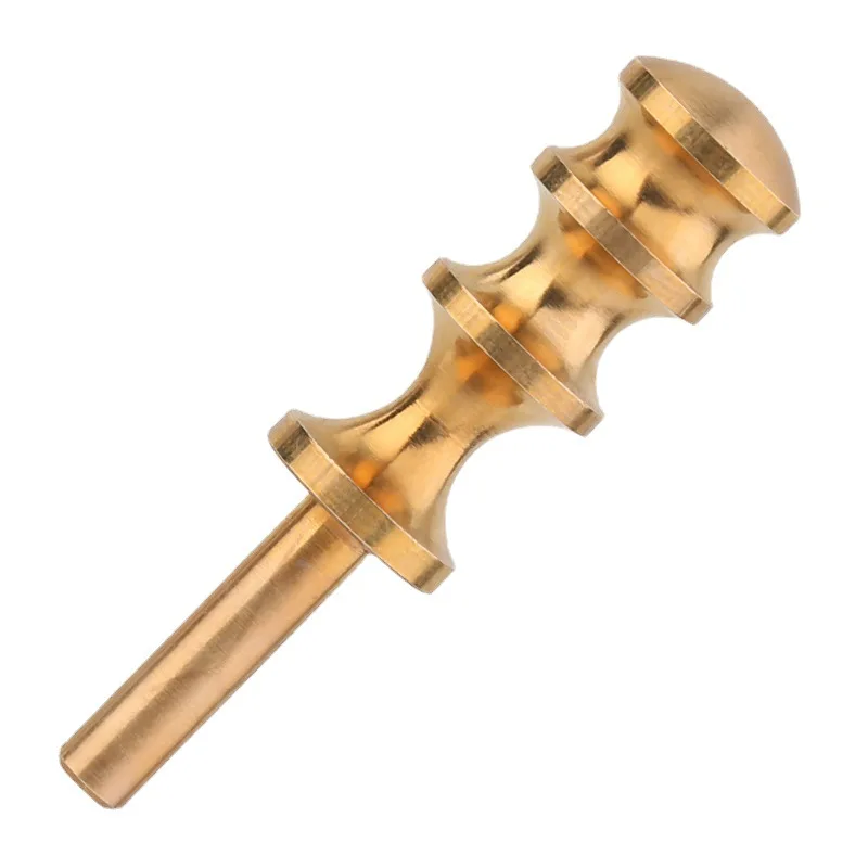 Leather Burnisher Pointed or Flat Tip Leather Edge Tools Craft for Slicker Burnishing Brass Burnish Tools leather craft tools